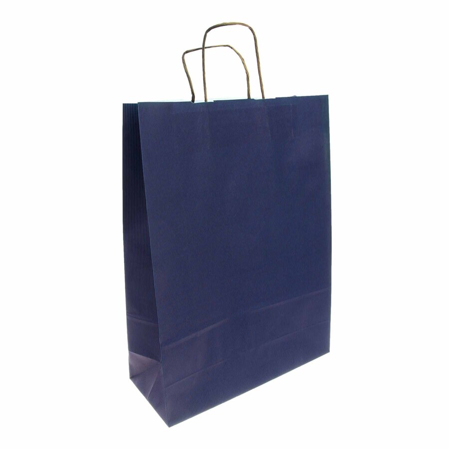 TORBA Z UCHWYTEM SZNURKOWYM 31X12X41 GRANAT - Opakowania papierowe